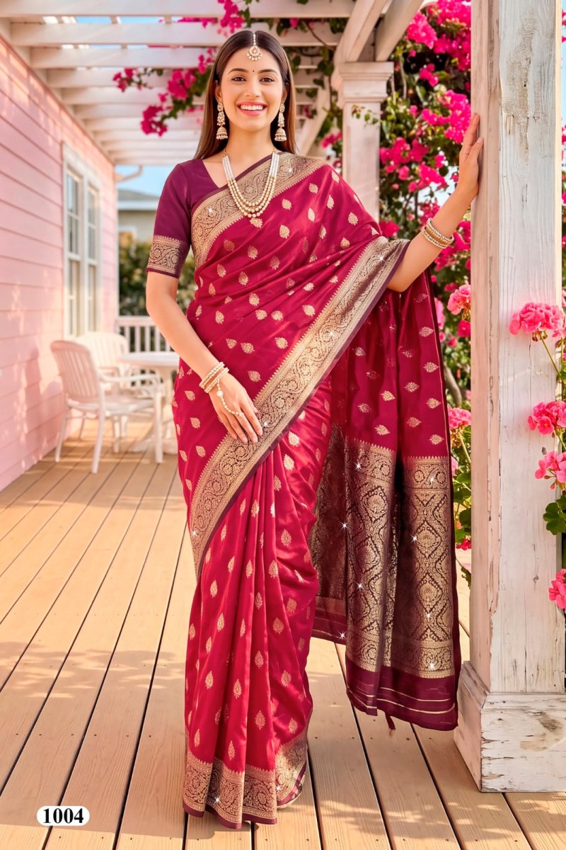 Noor Fendy Saroski Vol 1 By Saroj Fendi Satin Silk Saree 
